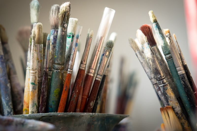 Paints and Paintbrush